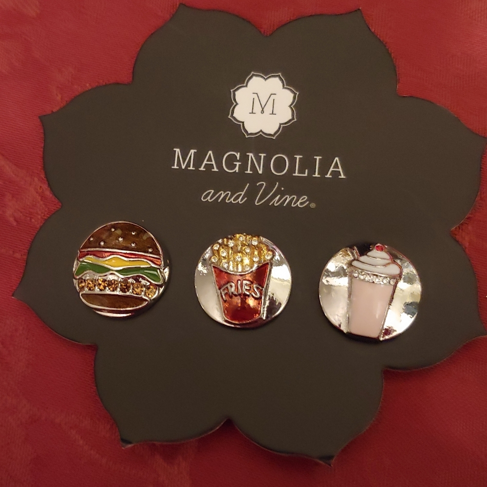 🍟Magnolia and Vine 🍔 18mm Snaps Fun Food
